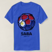 Saba-Landesflagge T-Shirt (Design vorne)