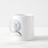 Saba Mackerel Sushi Cat Kaffeetasse (Vorderseite Links)