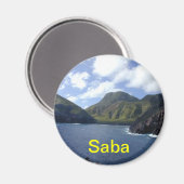 Saba-Magnet Magnet (Vorderseite/Rückseite)