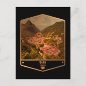Saba Postkarte (Vorderseite)