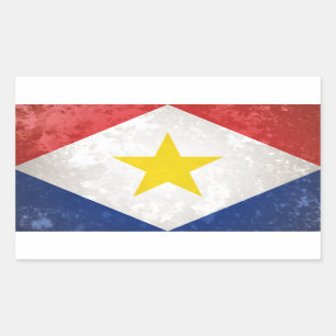 Saba Rechteckiger Aufkleber