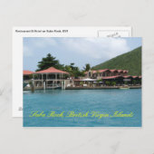 Saba Rock Postkarte (Vorne/Hinten)