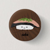 Saba Sushi Button (Vorderseite)