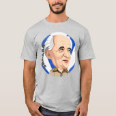 SABABA™ DBG David Ben Gurion Israel erstes P.M. T-Shirt (Vorderseite)
