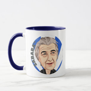 SABABA™ Golda Meir israelischer Premierminister Tasse