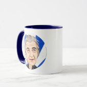 SABABA™ Golda Meir israelischer Premierminister Tasse (Vorderseite Links)