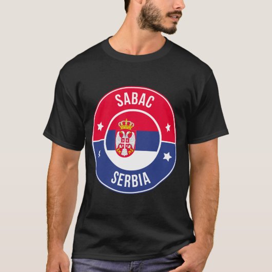 Šabac, Serbien Stadt T-Shirt (Vorderseite)