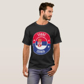 Šabac, Serbien Stadt T-Shirt (Vorne ganz)