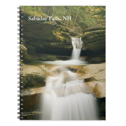 Sabaday Falls, NH Spiral Notebook Notizblock (Vorderseite)
