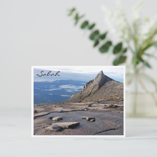 Sabah Kinabalu Postkarte (Stehend Vorderseite)