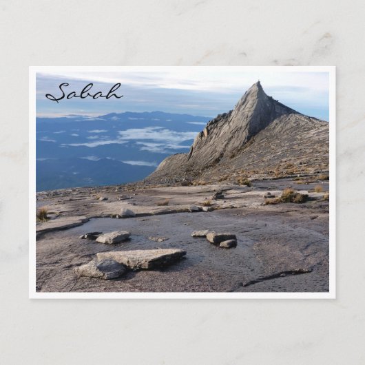 Sabah Kinabalu Postkarte (Vorderseite)