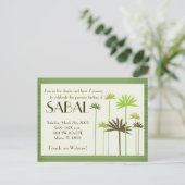 SABAL: Miami Einladungspostkarte (Stehend Vorderseite)