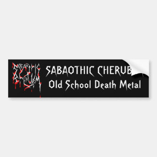Sabaothic Cherubim "alte Schultodesmetall " Autoaufkleber