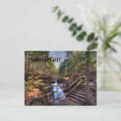 Sabbaday Falls Postkarte (Stehend Vorderseite)
