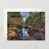 Sabbaday Falls Postkarte (Vorne/Hinten)