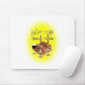 Sabbat-Tabelle, Shabbat Shalom Mousepad (Mit Mouse)