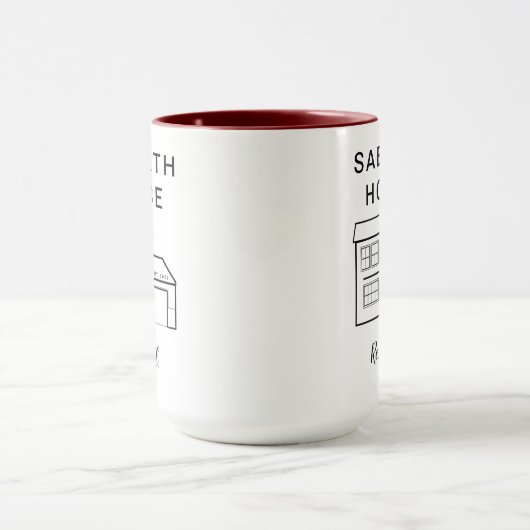 Sabbath House Tasse (Zentrum)