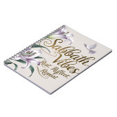 Sabbath Vibes Notebook Notizblock (Linke Seite)