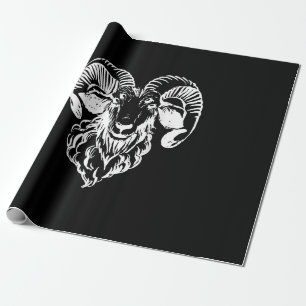Sabbatic Baphomet Goat Evil Satanic Geschenkpapier