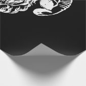 Sabbatic Baphomet Goat Evil Satanic Geschenkpapier (Ecke)