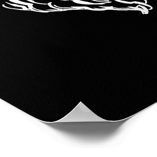 Sabbatic Baphomet Goat Evil Satanic Poster (Ecke)