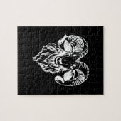 Sabbatic Baphomet Goat Evil Satanic Puzzle (Horizontal)