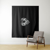 Sabbatic Baphomet Goat Evil Satanic Wandteppich (Beispiel)