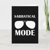 Sabbatical mode sunglasses karte (Vorderseite)