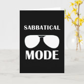 Sabbatical mode sunglasses karte (Gelbe Blume)
