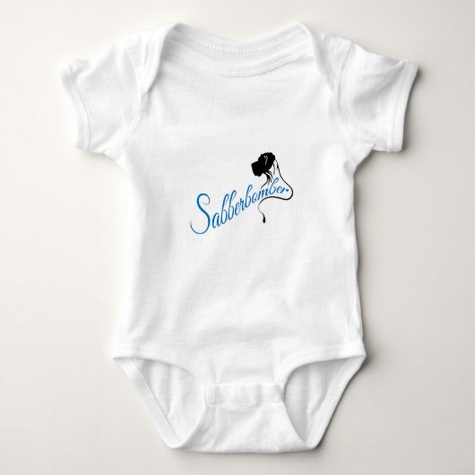 Sabberbomber Baby Strampler (Vorderseite)