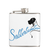 Sabberbomber Flachmann (Vorderseite)