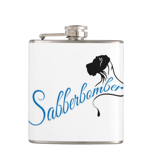 Sabberbomber Flachmann (Vorderseite)