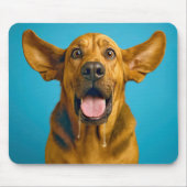 Sabbernder Bluthund Humor Mousepad (Vorne)