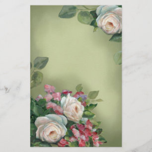 Sabby Chic-Vintage Rosen Briefpapier