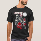 SABC Volleyball - Addie 8 T-Shirt (Vorderseite)