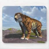 Säbel-Zahn-Tiger Mousepad (Vorne)
