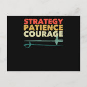 Säbelabdichtungsstrategie Postkarte (Vorderseite)