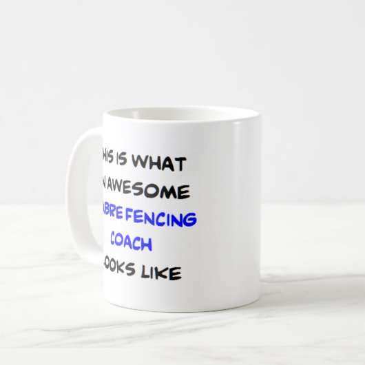 Säbelfensucher, phantastisch kaffeetasse (Vorderseite Links)