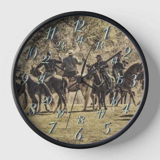 Säbelkampf Uhr (Vorderseite)