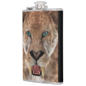 Säbeltoothed Ttiger oder Smilodon Flachmann (Links)