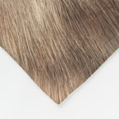 Säbeltoothed Ttiger oder Smilodon Fleecedecke (Ecke)