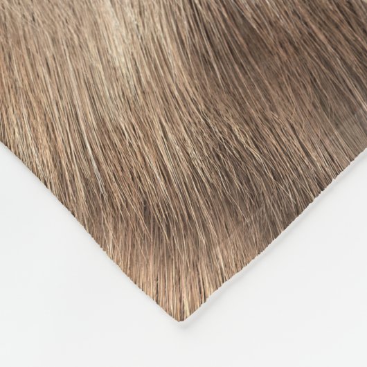 Säbeltoothed Ttiger oder Smilodon Fleecedecke (Ecke)