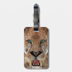 Säbeltoothed Ttiger oder Smilodon Gepäckanhänger