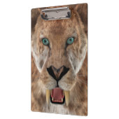 Säbeltoothed Ttiger oder Smilodon Klemmbrett (Links)