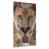 Säbeltoothed Ttiger oder Smilodon Klemmbrett (Rechts)