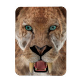 Säbeltoothed Ttiger oder Smilodon Magnet (Vertikal)