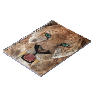 Säbeltoothed Ttiger oder Smilodon Notizblock