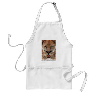Säbelzahn-Tiger oder Smilodon Schürze