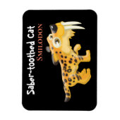 Säbelzahnkatze Magnet (Vertikal)