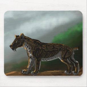 Säbelzahnkatze Mousepad